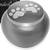 1) Pet Memorial Cremation Urn Paw Print - Gray/Silver - Dog Cat Ashes 5 thumbnail