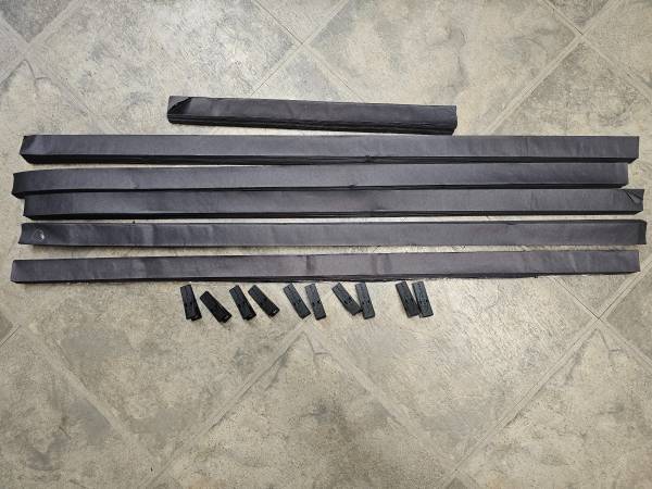 Six self-adhesive blackout paper shades. Perfect for kids rooms 1