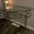 ✨ Gray Glass-Top Side Table / Sofa Table – Excellent Condition ✨ 3 thumbnail