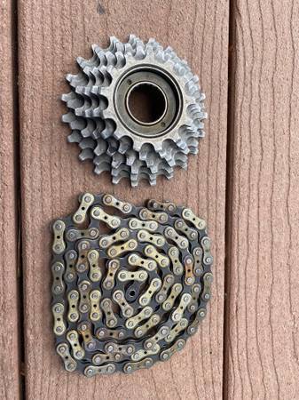 Vintage Regina Extra RECORD Gold Chain 6 Speed + Synchro Freewheel - $30 (Mt. Tabor)63471263157891120