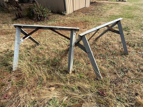 2 Structural Steel Saw Horses 1