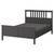 IKEA King Bed Frame (HEMNES) +Headboard+ Luroy Slats- Black 2 thumbnail