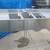 3 compartment bar sink 7ftx18"' commercial restaurant 1 thumbnail