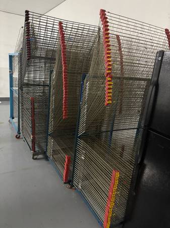 Screen Printing Drying Racks 1