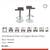 Ligne Roset Pam adjustable stools (2) 2 thumbnail