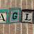 6" x 6" Cloth Letter Tapestries 1 thumbnail