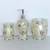 NEW Vanity Set 3 pc Retired Regent Pattern Embroidered Design 1 thumbnail