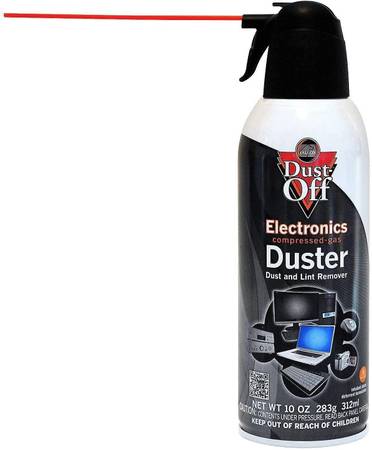 Compressed Air Duster, 10 oz Cans, Dust Off, Canned Air, Disposable 1