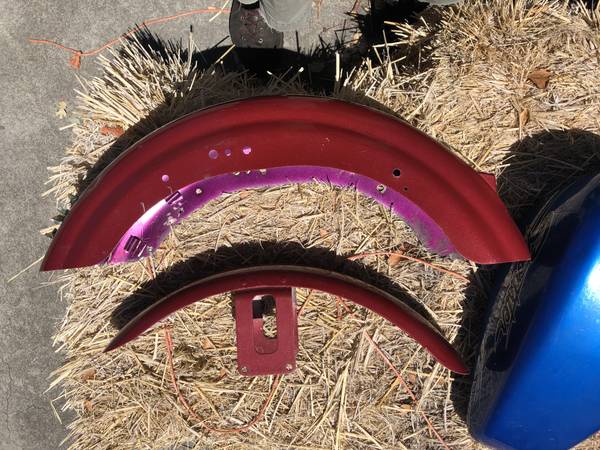 New & Used 1990’s Harley Sportster Front,Rear Fender Set, Parts 1