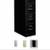 HON VERTICAL 5 DRAWER BLACK FILE CABINET LOCK KEY FREE DELIVERY 6 thumbnail