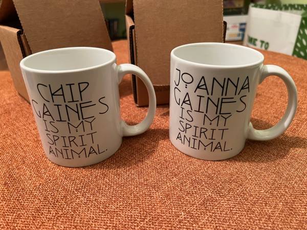 Chip and Joanna Gaines mug set 1