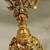 Matson USA Rose Pattern Perfume Bottle with Glass Stopper. 24K Gold Pl 2 thumbnail