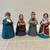 Complete set 4 Hallmark Special Edition Dickens Caroler Bell Ornaments 18 thumbnail