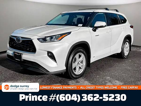 2020 Toyota Highlander Hybrid LE AWD SUV: BC UNIT 1