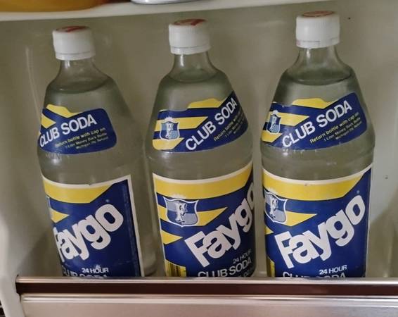 3 Faygo Club Soda Glass Bottles 1