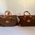 Pair of Luxury Brown Suede Duffle Bags – Classic Heritage Travel Style 3 thumbnail
