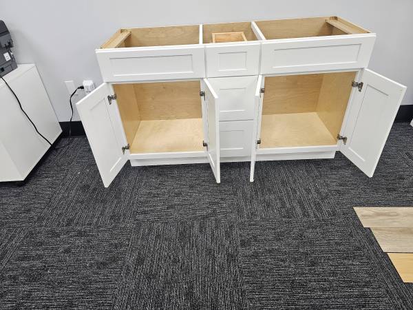 60″ Double Sink Vanity Cabinet — Only $349 1