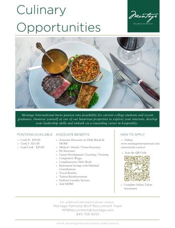 Hiring Resort & Fine Dining Cooks! 1