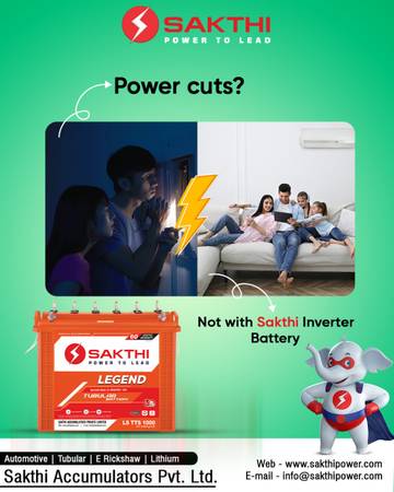 Sakthi Battery – Trusted Tubular Inverter Battery Supplier in Kerala 1