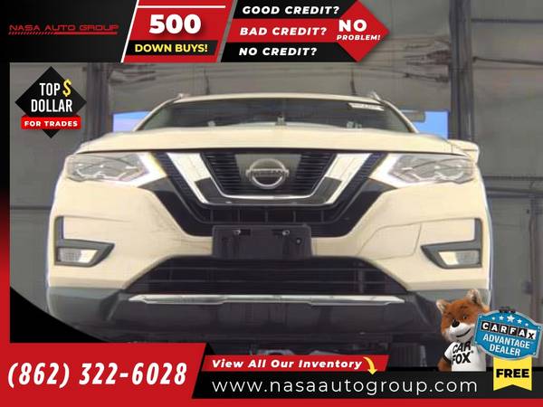 2017 Nissan Rogue AWD SV - $6,995 (The price in this ad is the down payment)63441314881923122