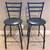 Vintage Pair Of Black Bar Chairs By Amisco Industries Ltd 1 thumbnail