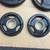 NEW full 275lbs Olympic weight plate set rubber coated grip plates 3 thumbnail