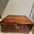 Vintage Solid Aromatic Cedar Sewing Box with Wooden Spools 2 thumbnail