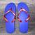 New sequin strap flip flops in size 9-10 2 thumbnail
