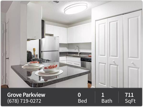 $1,229 / 711ft2 - Beautiful Studio  with gorgeous grounds and landscaping (Stone Mountain)63964126796418121