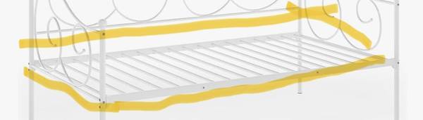 metal twin bed slat piece - slat piece only FREE 1