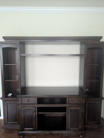 Wooden TV Media Center for Sale 1