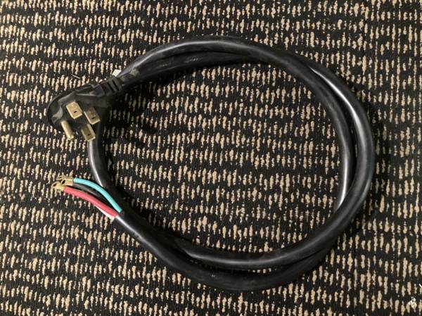 50 amp 4-wire range oven plug cord 6’ total length 1