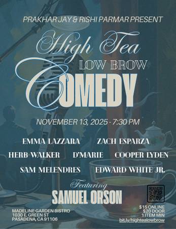 Thursday Night Comedy Show — Madeline Garden Pasadena! 1