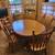 VINTAGE DININGROOM SOLID OAK TABLE 1 thumbnail