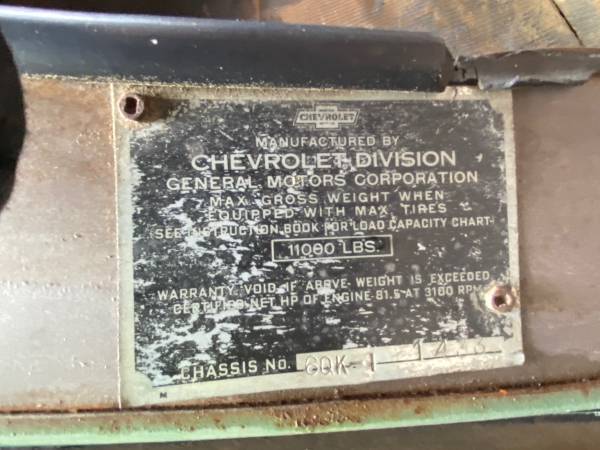 1948 1.5 Ton Chevrolet Thriftmaster - $8,950 (Lebanon, OR)63470783301635122