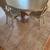 Gray wash oak pressed back chairs, table w/leaf & FREE 8x10 or 6x9 RUG 4 thumbnail