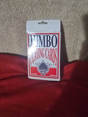 PLAYING CARDS. JUMBO SIZED! 1