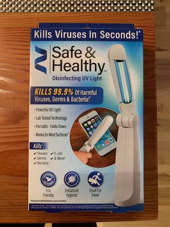 Safe and Healthy disinfecting UV light - $10 (Edmonds)63471257629315120