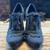 Stuart Weitzman for Neiman Marcus flannel platform bootie size 8 1/2. 4 thumbnail