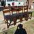 Very Nice Sturdy Solid Wood Pub Table W/4 24” Padded Stools 12 thumbnail