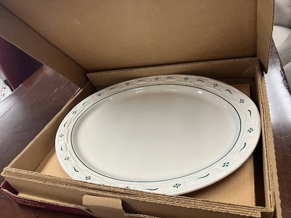 Longaberger Oval Platter with Box 65415 1