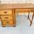 Desk writing table old school craftsmanship solid maple wood 45 " wide 9 thumbnail
