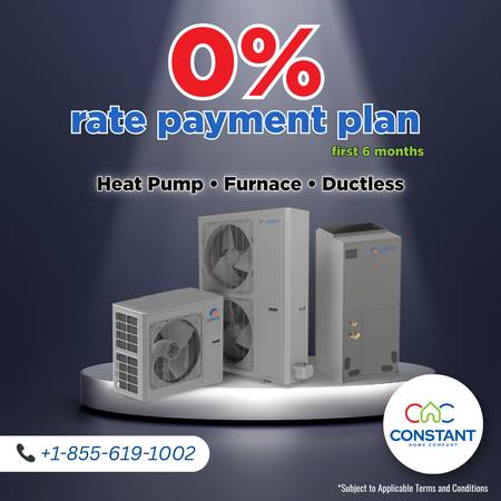 Upgrade to a Heat Pump at 0% interest 1