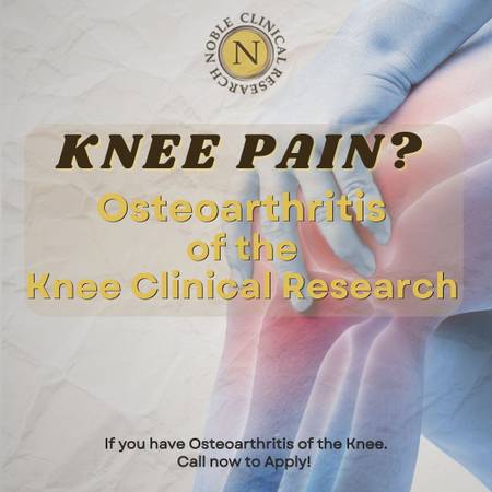 Earn up to $500 - Join our Osteoarthritis of the Knee Study 1