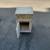 Nightstand: Tiny Solid Wood Off-White Nightstand w/ Storage 5 thumbnail