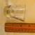 Vintage shot glass with etched design 6 thumbnail