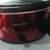 Crock-Pot 6 Quart Slow Cooker in Red Stainless Steel with carry bag 3 thumbnail