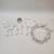 Vintage 30" Georgian Style 8 Arm Chandelier Tested Working 11 thumbnail