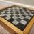 Vintage Chess/Checkers Board Black/White Artistic Wooden Foldable 3 thumbnail