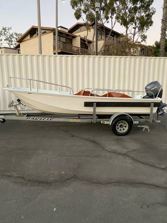 16'7 Boston Whaler Supersport/ Yamaha F50 4stroke/ Pacific Galvanized Trailer 1